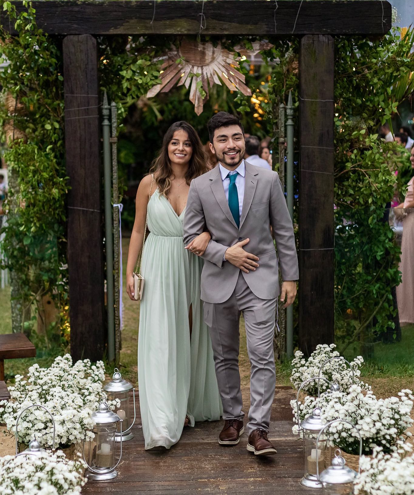 Deborah Ramalho e Caio Aoki